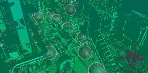 Machinery hall, digital twins and clash detection